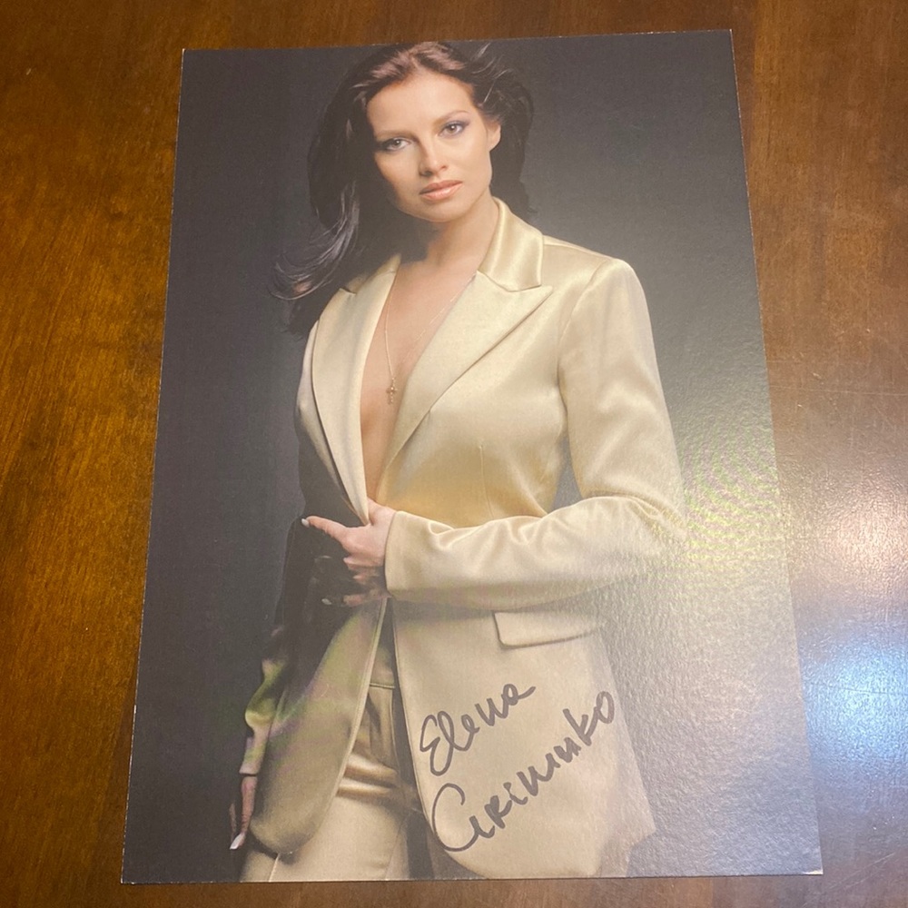 Personally signed photo of Elena Grinenko from Dancing with the Stars.